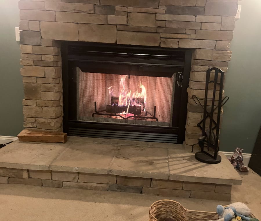 Majestic Sovereign wood-burning fireplace installed by Warrington Chimney & Fireplace