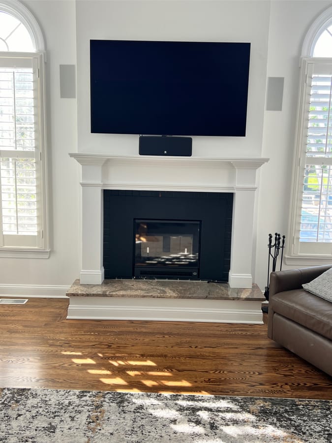 Osburn Inspire wood-burning insert installed by Warrington Chimney & Fireplace